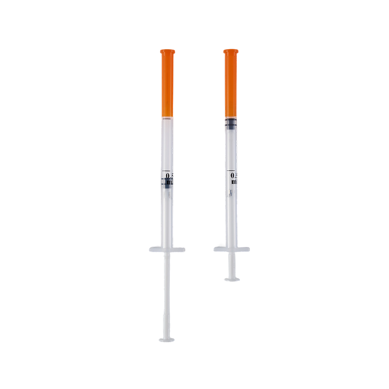 Disposable Self-destroy Fixed Dose Vaccine Syringe